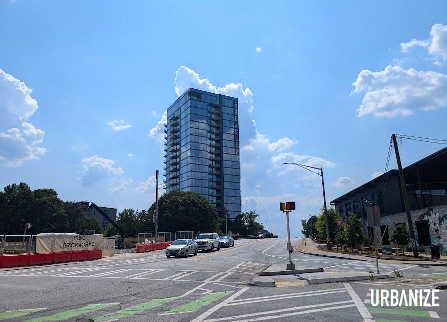West Midtown's first condo tower (now apartments) dangles free